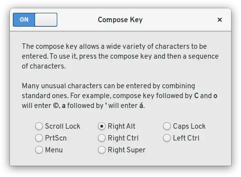 compose key dialog