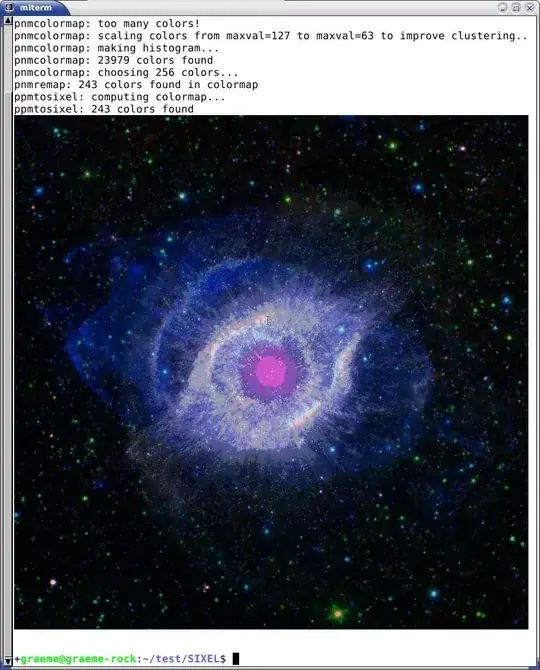 mlterm displaying Sixel picture