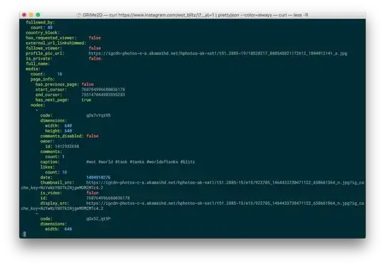 screenshot of termnal app in OSX