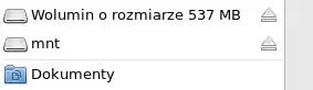 mnt in file manager window