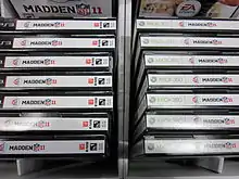 A picture of the Madden video games