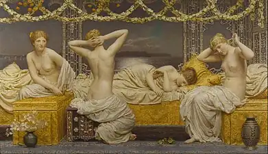 Albert Joseph Moore  A Summer Night  c. 1887