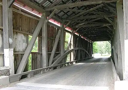 Inside of damaged west side (2006)