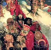 The Druids Bringing in the Mistletoe