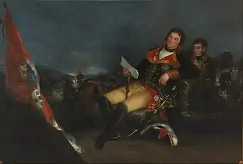 Manuel de Godoy, as general. Painting by Goya 1801