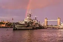 HMS&nbsp;Belfast: WW2 light cruiser.