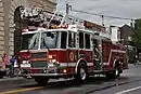 Fire Department Ladder 56, a 2008 KME Predator 2000/5000/75&nbsp;ft.