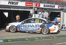 The Holden VF Commodore of Nick Percat at the 2015 Clipsal 500 Adelaide
