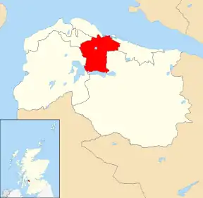 Location of the ward