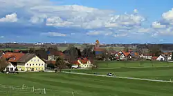 Municipal part of Weicht seen from the southwest