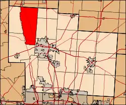 Location of Radnor Township in Delaware County