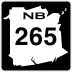 Route&nbsp;265 marker