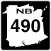 Route&nbsp;490 marker