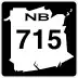 Route&nbsp;715 marker