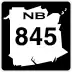 Route&nbsp;845 marker