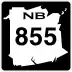 Route&nbsp;855 marker