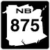 Route&nbsp;875 marker