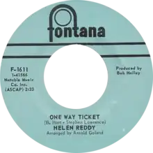 blue side-A label by Fontana Records