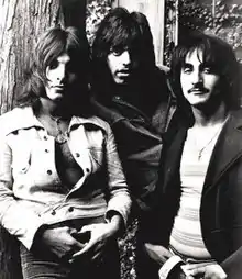 Left to right: Louis Dambra, Gary Justin, John&nbsp;Garner, c. 1971 (not pictured: Raymond&nbsp;Cozzolino)