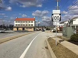 Intersection of Pottstown Pike and Little Conestoga Road in Eagle