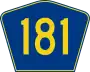 Highway 181 marker