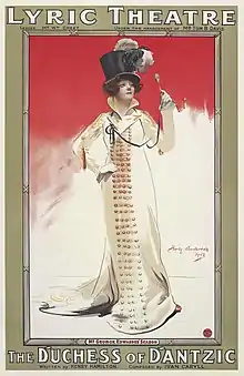 Image 152The Duchess of Dantzic poster, by Percy Anderson (restored by Adam Cuerden) (from Wikipedia:Featured pictures/Culture, entertainment, and lifestyle/Theatre)