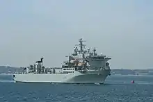 RFA Argus, an aviation training and casualty receiving ship