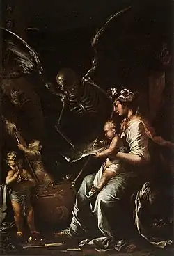 Human Fragility (c. 1656), oil on canvas, 199 x 134&nbsp;cm., Fitzwilliam Museum