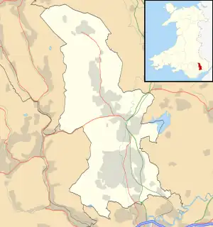 Trevethin is located in Torfaen