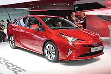 The Toyota Prius Hybrid with Eco Mode features an EPA fuel economy rating of 58 MPG city and 53 highway (4.2L/100&nbsp;km), the 2nd most fuel efficient non-plug-in vehicle ever sold in the United States.