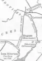 A detail from a 1910 map displaying the Welsh "Watling&nbsp;Street"