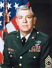 William A. Connelly, 6th sergeant major of the army (1979)