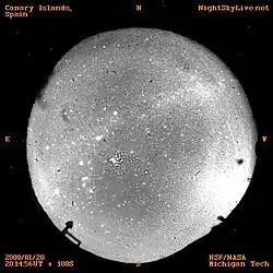 Canary Islands, SpainJan. 28, 2008 UTC20:14:56180 seconds