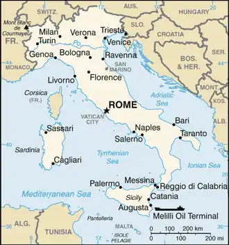 Map of Italy