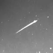 Bright meteor and MarsQuadrantids (2012)