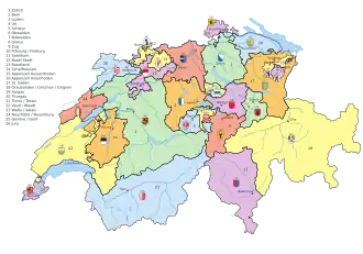 Swiss cantons