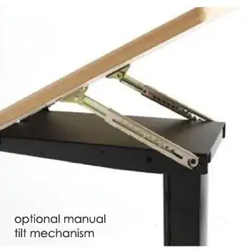 Metal height adjustment mechanism