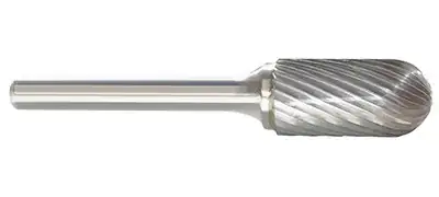 Cylindrical round nose burr