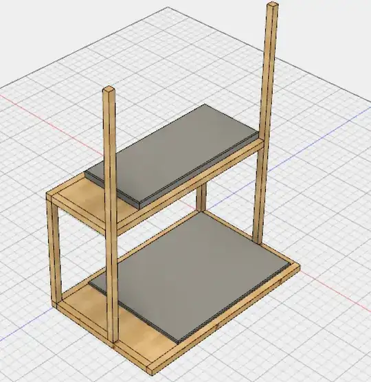 bunk bed with mattresses