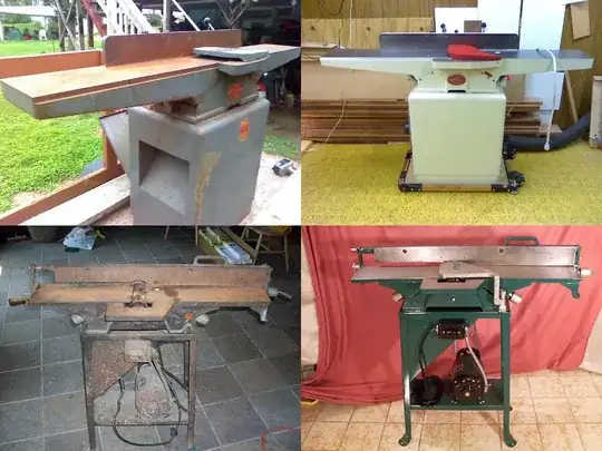 Rusty power tools before & after