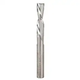 Down-spiral blade router bit