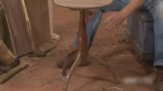handcock pedestal table