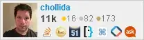 profile for chollida on Stack Exchange, a network of free, community-driven Q&A sites